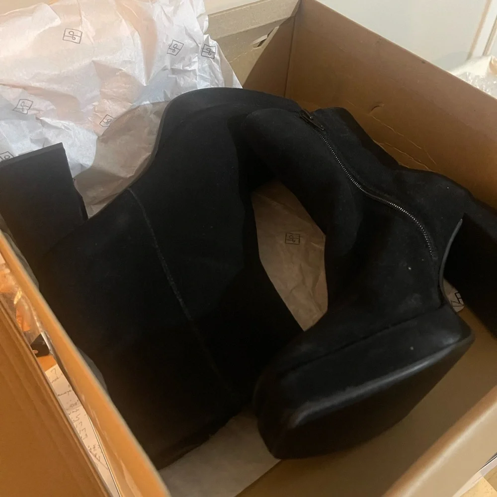 Dolce vita suede leather platform boots nib 8.5m